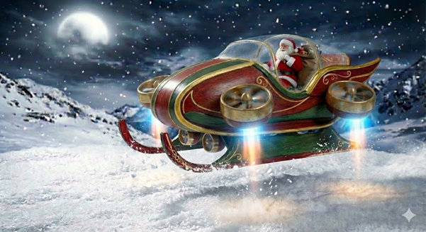 Kerstman slee - VTOL