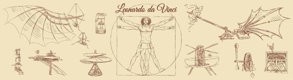 Uitgelichte afbeelding - Da Vinci Tekeningen