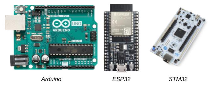 Blog 31-3-2026 - Arduino, ESP32, STM32