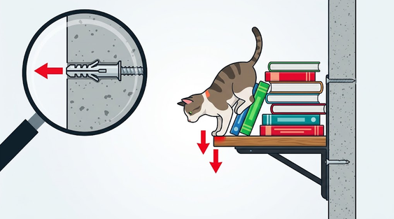Blog 18-9-2026 - Kat springt op plank [Gemini generated]